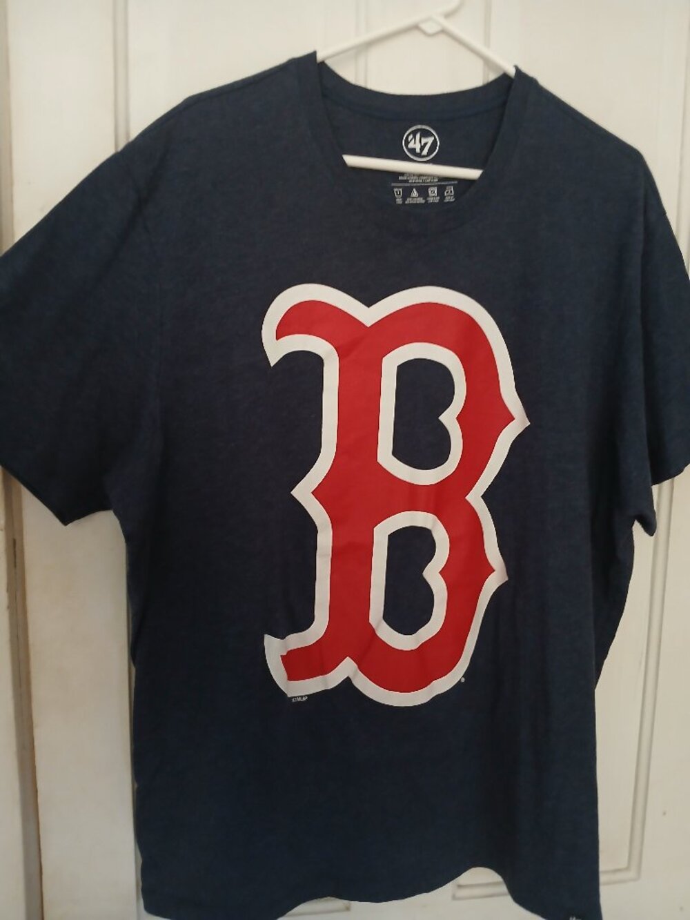 ’47 Boston Red Sox T Shirt XXL Blue Big B Logo MLB